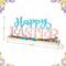 Glitzhome® 15.75" Easter Wooden "Happy Easter" Table Décor